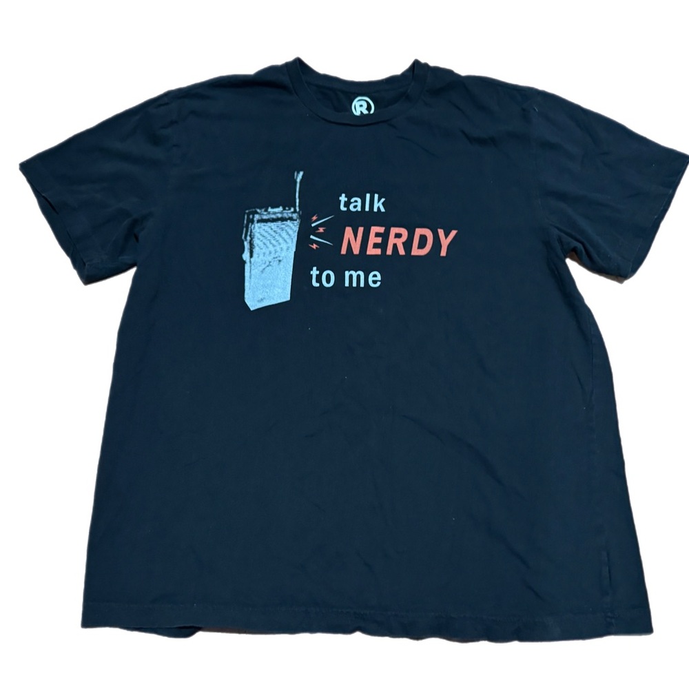 RadioShack “Talk Nerdy to Me” black shirt
